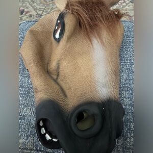 Halloween /Theater/ Play/ Parade- Adult Horse Head Mask New